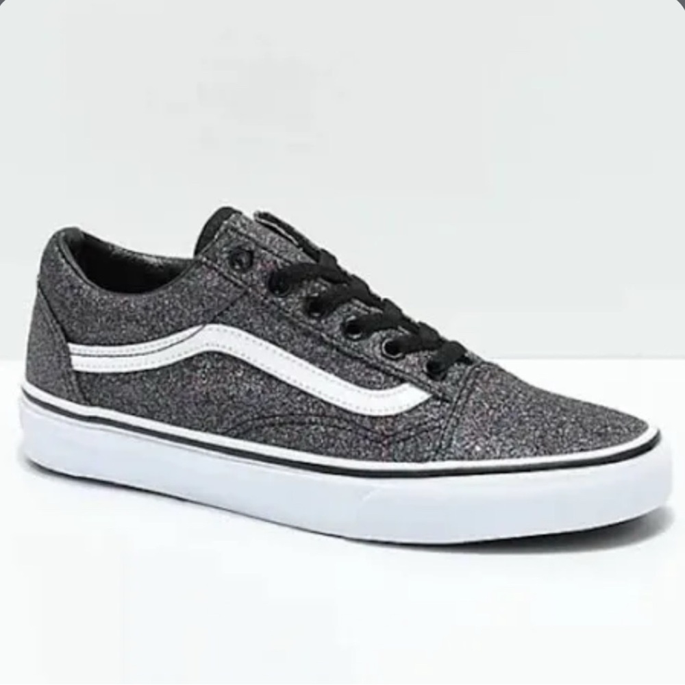 Vans Sparkling Black and White Sneakers